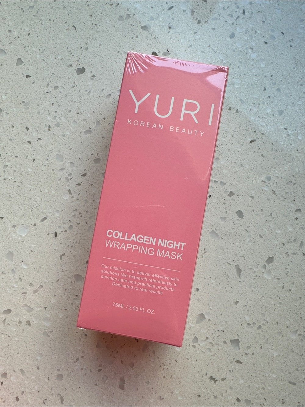 YURI Collagen Night Wrapping Mask - Pink Packaging - Brand New/Sealed